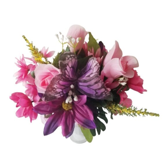 Cemetery Flowers in Spiked Cone  🌺 - Picture 7 of 9